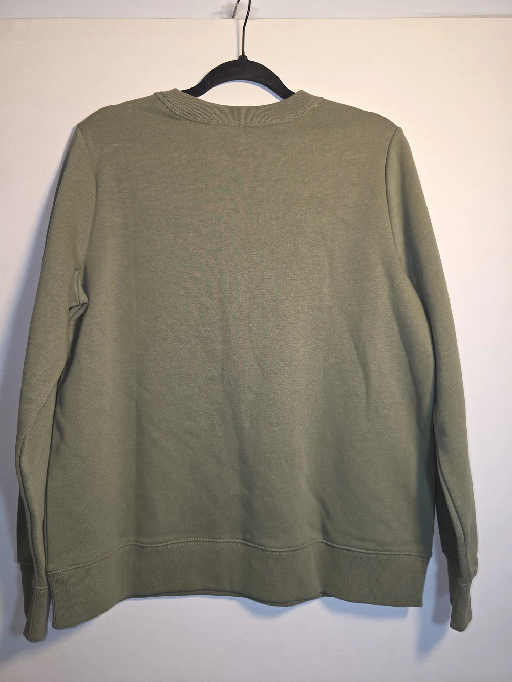 Banana Republic Olive Green Crewneck Sweatshirt with Contrast Lettering